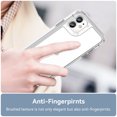 thumbnail image 6 of Feishell Clear Case for iPhone 11 6.1 inch,Shockproof Hybrid Soft TPU Bumper Anti-Scratch Hard Acrylic Back Transparent Slim Phone Case Cover for iPhone 11,Clear, 6 of 8