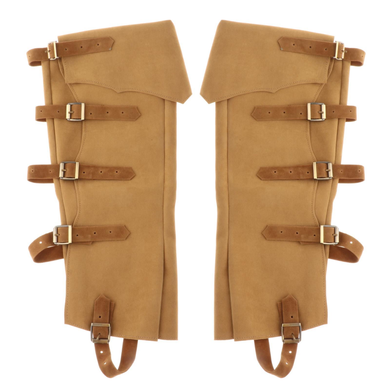 Costume Boots Covers Soldier Waterproof Costume Accessories PU Boot Top Medieval Leg Covers