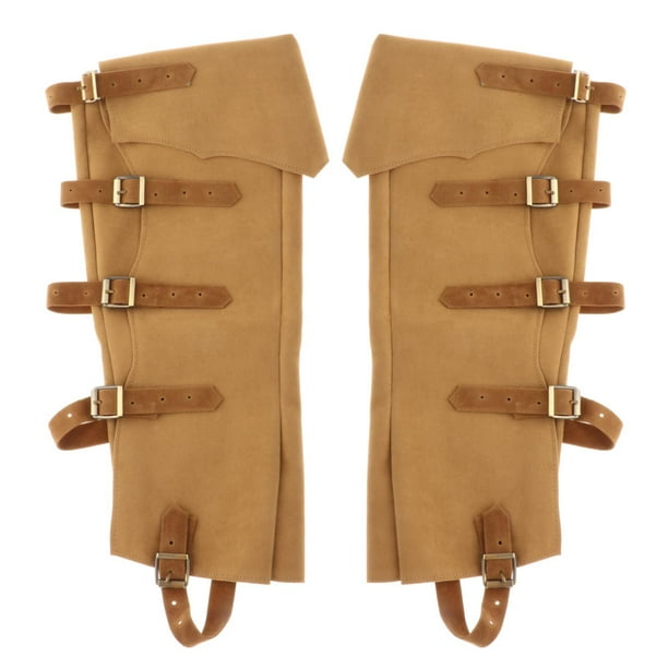 Fundas para botas de disfraz Yuyangstore accesorios impermeables parte superior de bota de PU Medieval