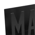 thumbnail image 4 of Mail Organizer Metal Stylish Hollow Design Desktop Mail Holder for Bills Letters Papers Black, 4 of 4