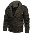thumbnail image 3 of Chaquetas Informales Para Hombre, Chaqueta Informal Y Chaqueta de Terciopelo Con Cuello Levantado, Chaqueta de Un Solo Pecho, Abrigo de Herramientas Odeerbi ODB-4, 3 of 4