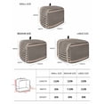thumbnail image 2 of Country Star Plaid Toaster Cover 4 Slice, Large Kitchen Appliance Covers, Black Retro American Farm Barn Berry Toaster Oven Cover with Loop, Bread Machine Cover Polyester Dust Cover Protection, 2 of 4