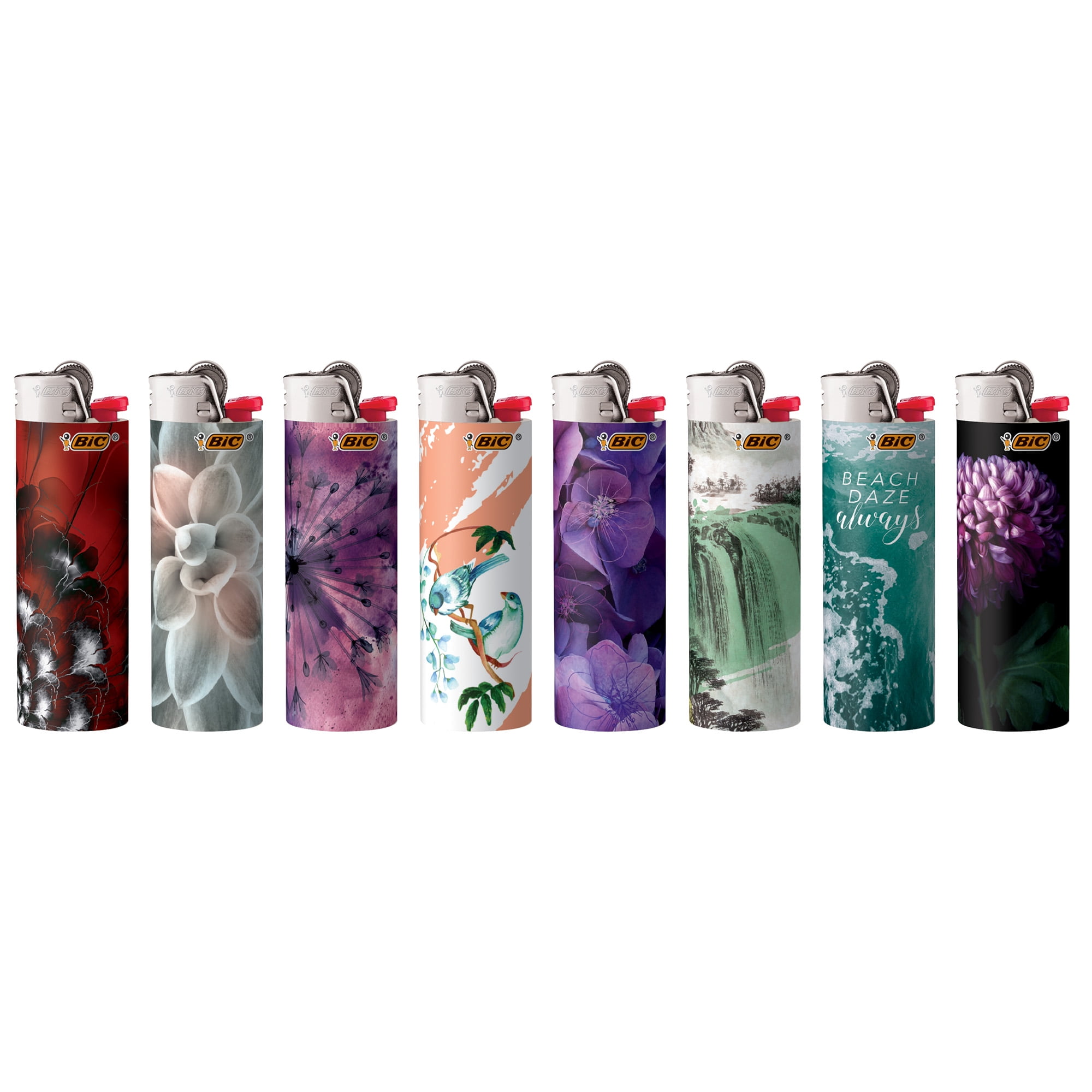 BIC Classic Pocket Lighter, Special Edition Fashion Series, Assorted Colors, 4 Pack