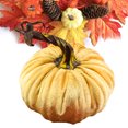 thumbnail image 3 of Artificial Pumpkins, Decorative Fake Foam Pumpkin, 10cm 3 9inch Colorful Artificial Simulation Pumpkins Photo Props Harvest Decoration for Mantel Shelf Kitchen, 3 of 8