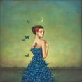 thumbnail image 3 of Huynh, Duy 20x20 Black Modern Framed Museum Art Print Titled - Metamorphosis in Blue, 3 of 5