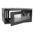 thumbnail image 3 of Eaton Tripp Lite Series SmartRack 6U Low-Profile Switch-Depth-Plus Wall-Mount Rack Enclosure Cabinet, Wide - Rack enclosure cabinet - wall mountable - black - 6U - 19", 3 of 8