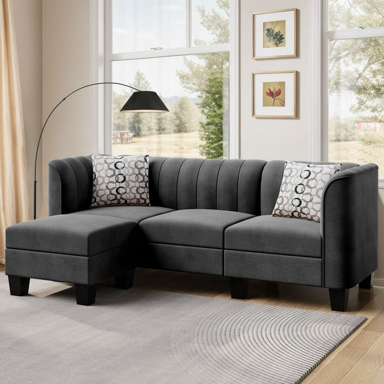 Walsunny convertible sectional deals