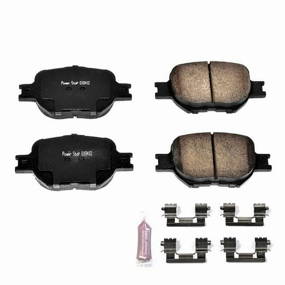 Power Stop Z23-817 Z23 Evolution Sport Carbon Fiber-Ceramic Brake Pad -Front