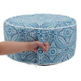 thumbnail image 5 of Modern Tropic Design Round Indoor & Outdoor Pouf, 5 of 14