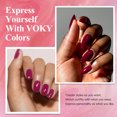 thumbnail image 5 of VOKY 6 Colors Classic Red Rose Black Gel Nail Polish Set, Soak Off UV LED Nail Gel Kit,7.5ml Each,28+ Days Long Lasting Elegant Manicure for Daily & Party Nail Art, 5 of 6