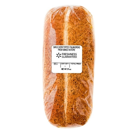 Freshness Guaranteed Garlic Herb Topped Italian Bread, 14 oz