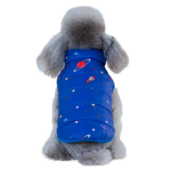 E-Trad Dog Coat Winter Warm Fleece Padded Jacket Vest For Small Pet