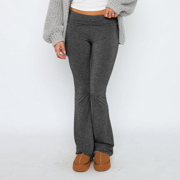 WILLBEST Pantalones Casuales de Verano para Mujer, Elásticos, de Cintura Alta, a Rayas, de Lino, con Pierna Ancha, Holgados, para Uso Diario. Extra Chica