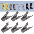 thumbnail image 4 of Cat Design Chip Clips, 6pcs Plastic Chip Bag Clip Kitchen Clips Multifunctional Small Clips(Grey), 4 of 5