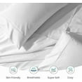 thumbnail image 4 of 3 Piece Universal V Berth Bed Sheets Best Boat V Berth 100% Egyptian Cotton 800 Thread Count Soft & Smooth V Berth Bedding Fits mattresses up to 6” Depth - White Solid, 4 of 5