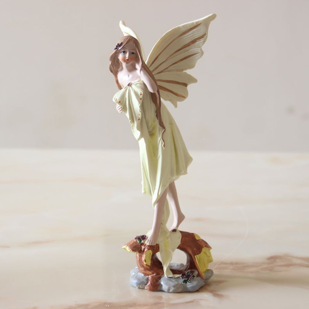 WLPZXP Angel Garden Statue Cabinet Decorative Commemorative Sculpture Pool Pond Figures Animal