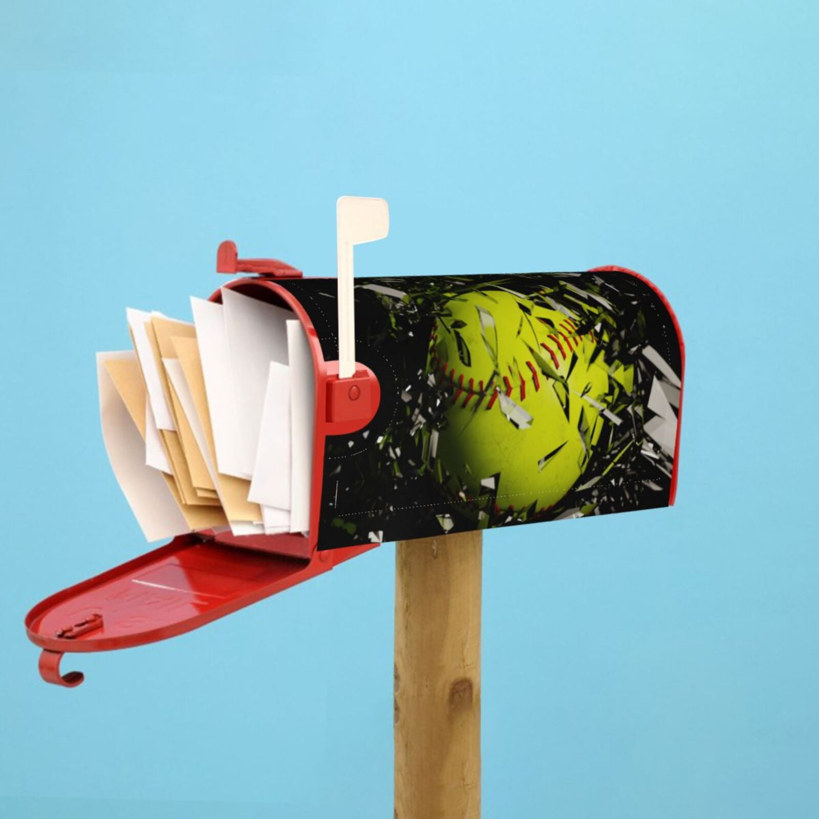 Kdxio Magnetic Mailbox Cover 25.5x21 in Mailbox Cover Outdoor Decoration Holiday Mailbox Covers for Home Garden Yard-25.5x21 in
