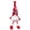 Red#027, variant on Christmas Faceless Doll Plush Ornament Knitted Hat Hanging Legs Holiday Table Shelf Decor Seasonal Figure Display