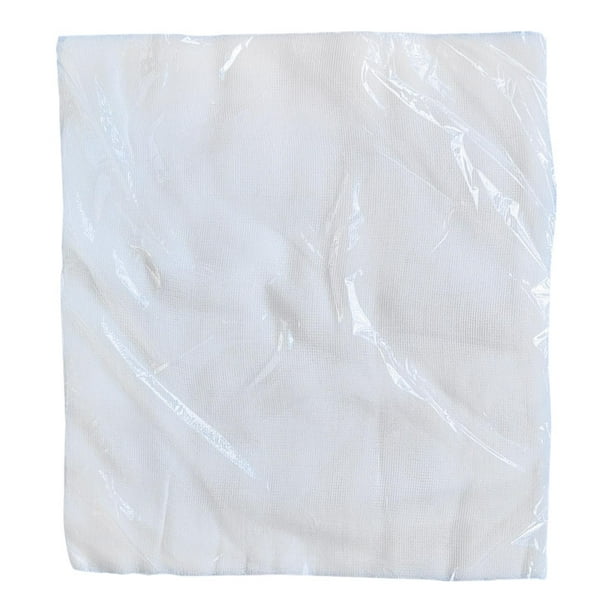 100 mascarillas faciales de gasa precortadas | Mascarilla facial de gasa blanca de algodón para la piel 30x35cm Encriptar
