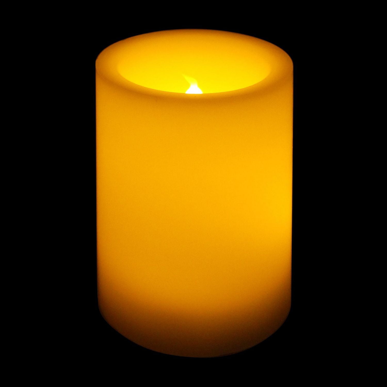 Mainstay 4" LED Wax Pillar Candle