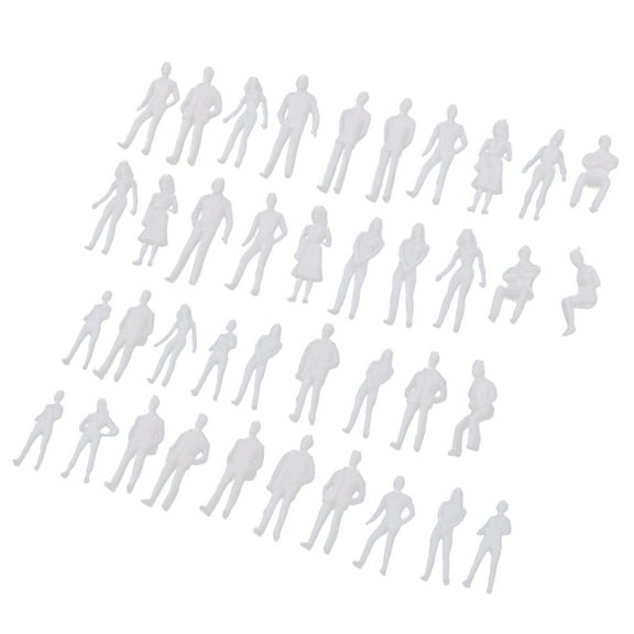 40x 1/75&1/50 Scale Unpainted Model People Architectural Model Human