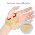 thumbnail image 3 of Adjustable Thumb Brace CMC Joint Thumb Brace for Pain Relief Arthritis Sprains for Right Thumb, M, Beige, 3 of 9
