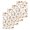 Orange, variant on Brown Spring Floral Kitchen Dish Towels for Drying Dishes Set of 4, Flowers Botanical Elegant Pastoral Waffle Weave Microfiber Hand Tea Bathroom Towels Quick Dry & Absorbent Towel 15.7x23.6