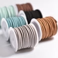 thumbnail image 3 of 4pcs 5Meters DIY Artificial Strap String Leather Lace Beading Thread Suede Lace Double Sided with Roll Spool(Assorted Color), 3 of 5