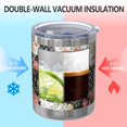 thumbnail image 2 of 12oz Tumblers Pioneer Flower Vacuum Insulated Stainless Steel Travel Tumbler Cups Mug with Lid and Straw for Beer,Coffee,Beverages with Cleaning Brush for Cold & Hot Drinks, 2 of 5