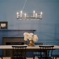thumbnail image 6 of 52490BNB Kichler Lighting Rosalind - 6 Light Chandelier In Traditional Style-6.5 Inches Tall and 33.25 Inches Wide-Brushed Natural Brass Finish, 6 of 9