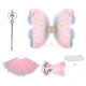 thumbnail image 3 of 5x Disfraz de Hada para Niñas Disfraz de Princesa de Hada con Faldas de de Princesa Traje de para Actuación Vacaciones Cump, 3 of 9