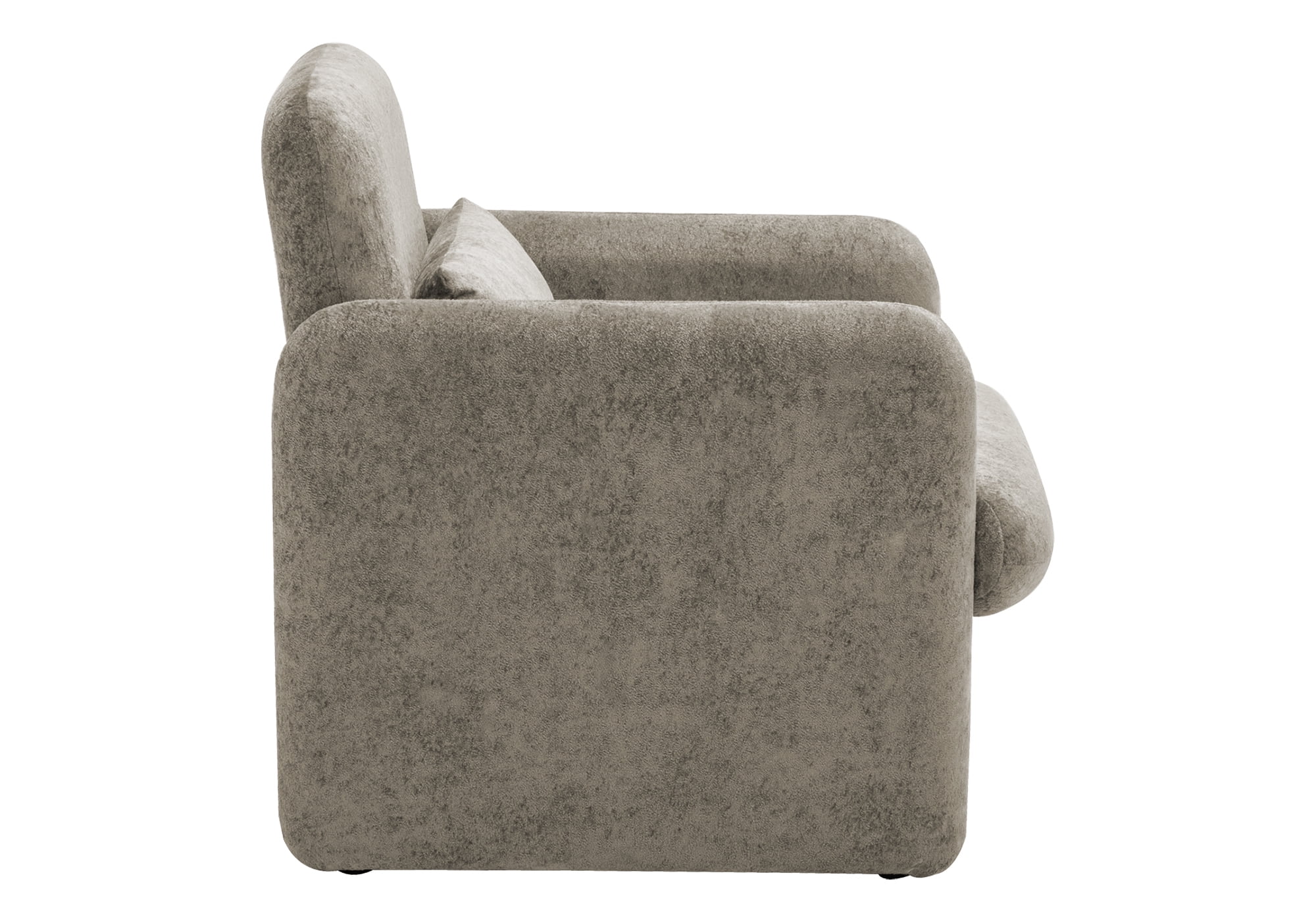 Monarch Specialties - I 8027 Accent Chair, 31"H, Upholstered, Living Room, Bedroom, Light Grey Fabric