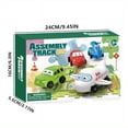 thumbnail image 2 of LNGOOR Educational Rail Car Puzzle  DIY Track for Kids  25 Pieces  Suitable for Ages 3-6, 2 of 6