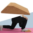 thumbnail image 4 of Cork Squat Wedge Yoga Block, Slant Board, Squat Ramp, Non Slip Lightweight Exercise Brick for Home, Yoga, Gym, Workout, 4 of 8