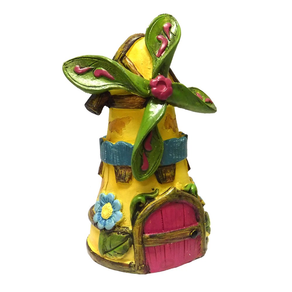 Giftcraft Inc. Miniature Fairy Garden Windmill Statu