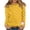 Yellow, variant on Womens Long Sleeve Shirts 2026 Basic Lightweight Casual Loose Shirts Spring and Autumn Chic Casual Tee