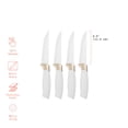 thumbnail image 3 of Beautiful by Drew Barrymore 4 Piece Steak Knife Set, White Icing, 3 of 12