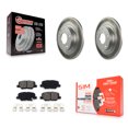 thumbnail image 1 of Transit Auto Rear Coated Disc Brake Rotors and Semi-Metallic Pads Kit for Car 2014-2015 Mazda 6 KGS-101476, 1 of 11