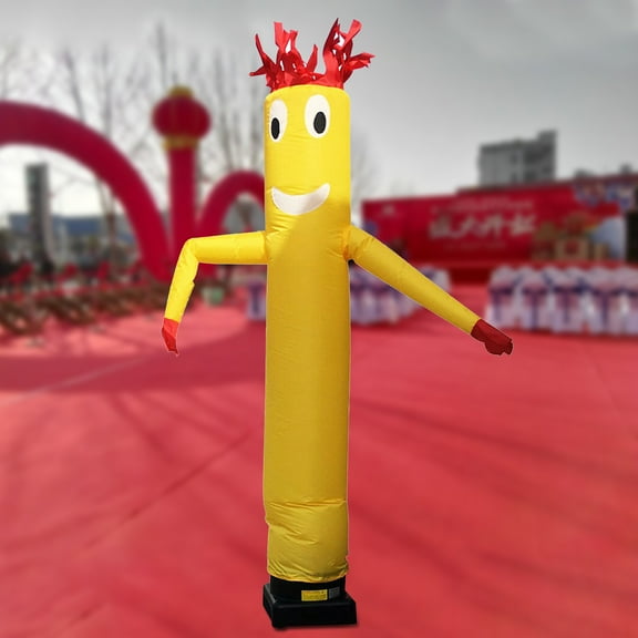 Dwellnix 10ft Wacky Waving Inflatable Tube Guy, Air Dancer for Grand Openings, Weddings, Festivals, and Promotions, Durable Cloth Material
