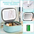 thumbnail image 3 of Bolsa de maquillaje Extrei Gent Small Travel con espejo y luz para mujer, 3 of 7
