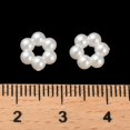 thumbnail image 3 of 3000 pc Acrylic Beads Flower White 8x8x3.5mm Hole: 2.5mm, 3 of 3
