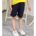 thumbnail image 5 of Toddler Little Kids Big Boys Jogger Knit Shorts with Pocket 2-12T,Navy, 5 of 7