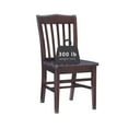 thumbnail image 3 of Linon Halsey Dining Chairs, Set of 2, Brown Finish, 3 of 16