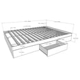 thumbnail image 5 of Nexera Tribeca Storage Bed with Headboard, Ebony, 5 of 5