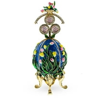 1898 Lilies of the Valley Royal Imperial Easter  Egg 4.75 Inches