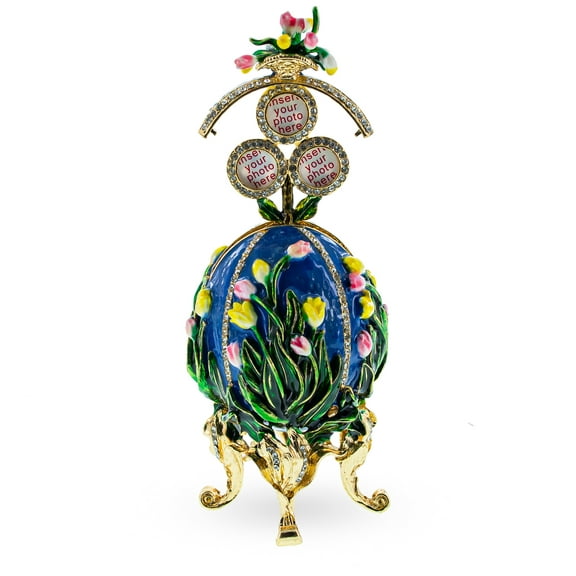 1898 Lilies of the Valley Royal Imperial Easter  Egg 4.75 Inches