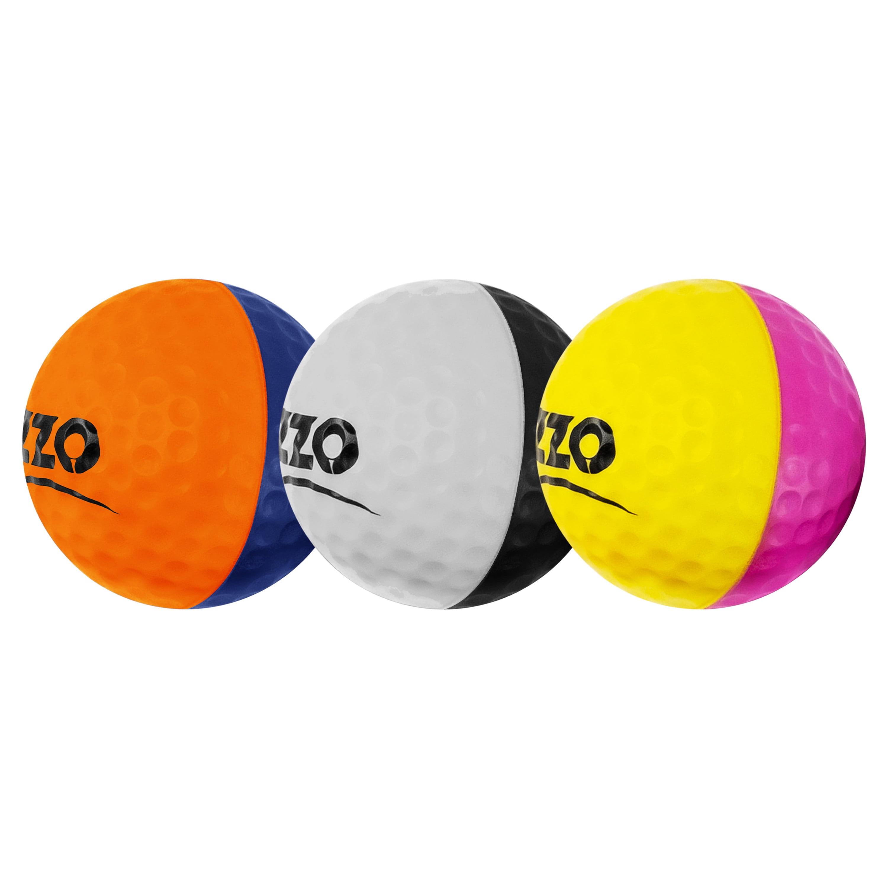 (2 pack) Izzo Golf Tru-Spin Soft Flight Practice Balls, 12 Count