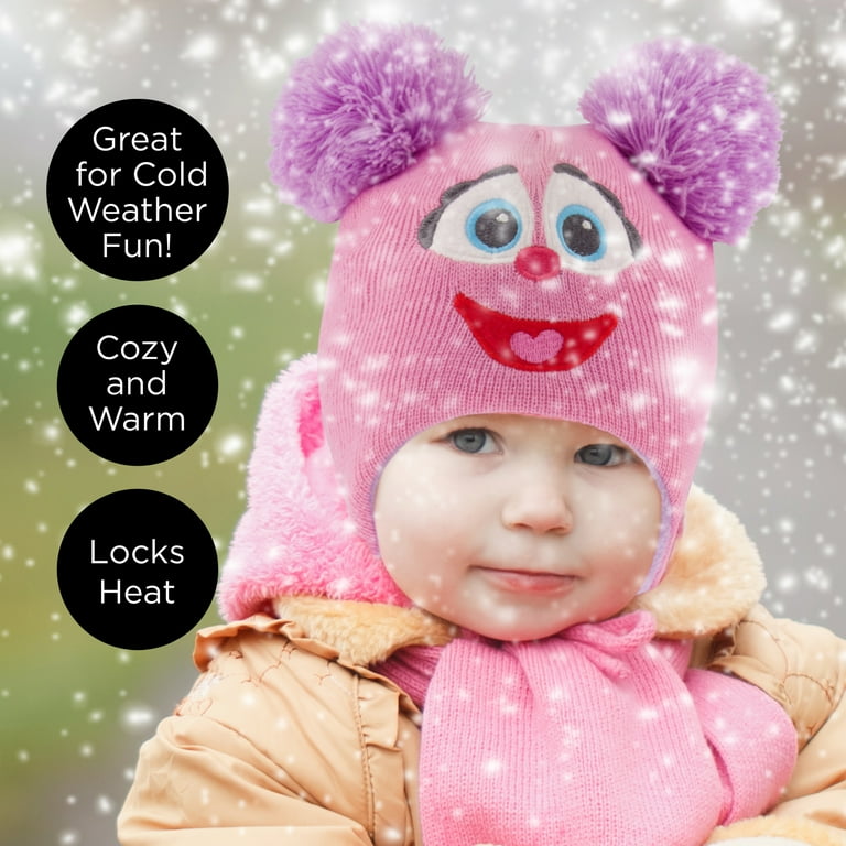 Sesame Street Abby Cadabby Toddler Winter Hat & Gloves Set Sesame Street Abby Cadabby Toddler Winter Hat & Gloves Set