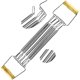 thumbnail image 1 of 2024, Expansor de pecho con resorte, Expansor de pecho para entrenamiento de brazos, Expansor de pecho con 5 resortes de metal, Expansor de pecho Pul, 1 of 4