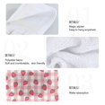 thumbnail image 2 of Yayeee Kitchen Hanging Hand Towels Set of 2 with Loop Bathroom Absorbent Tie Towel, Strawberry Plaid Pattern, 2 of 7